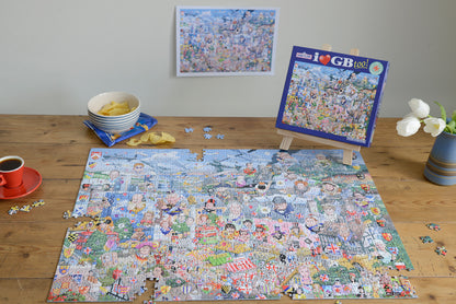 Mike Jupp I Love GB Too! 1000 Piece Jigsaw Puzzle