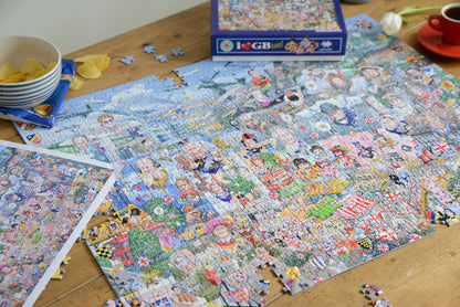 Mike Jupp I Love GB Too! 1000 Piece Jigsaw Puzzle