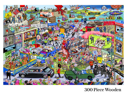 2021 According to Blower 1000 or 300 Piece Jigsaw Puzzle