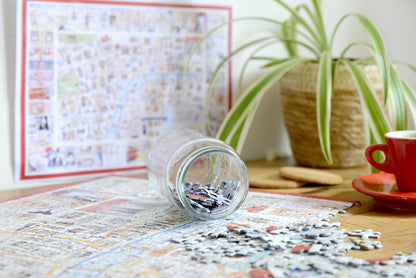 Map of London - Tim Bulmer 1000 Piece Jigsaw Puzzle