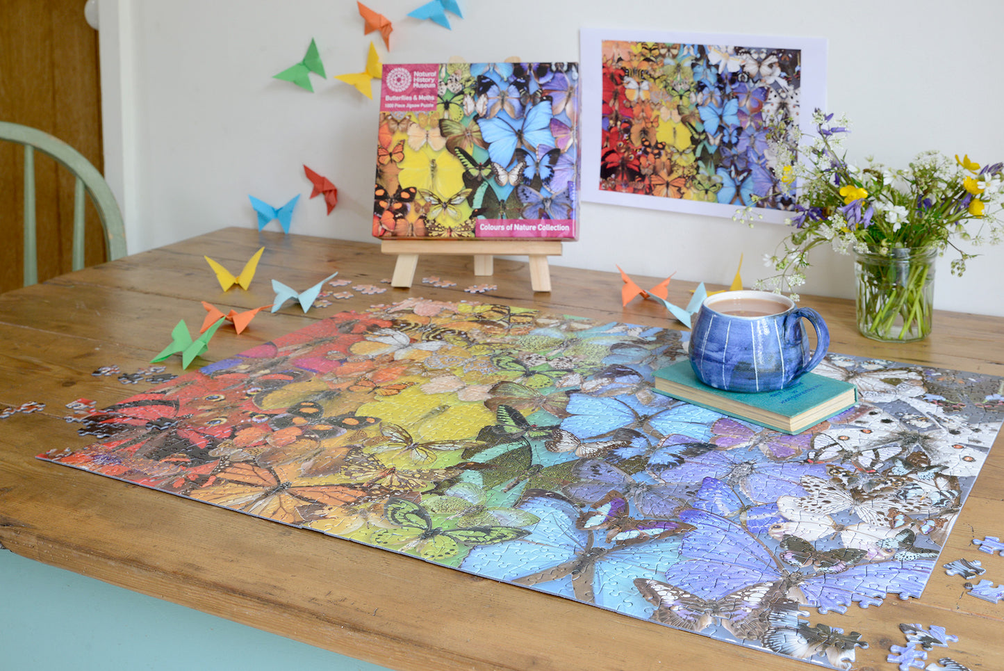 Natural History Museum - Butterflies & Moths 1000 Piece Jigsaw Puzzle