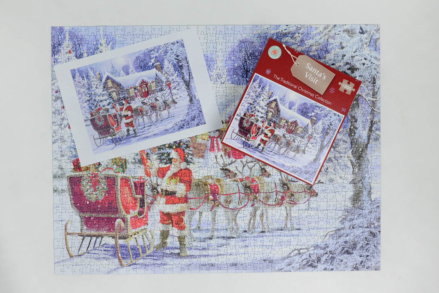 Santa's Visit 1000 Piece Jigsaw Puzzle