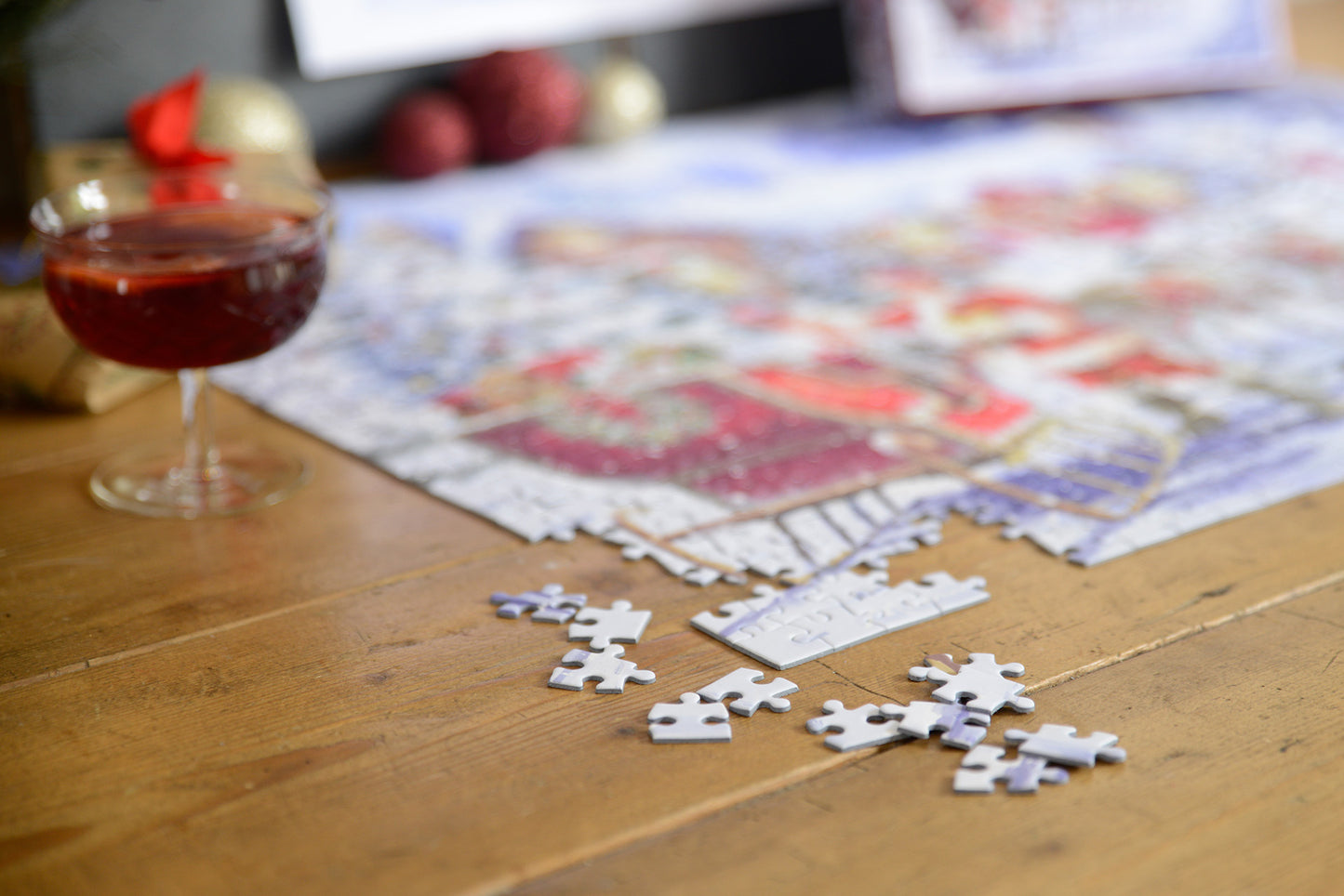 Santa's Visit 1000 Piece Jigsaw Puzzle