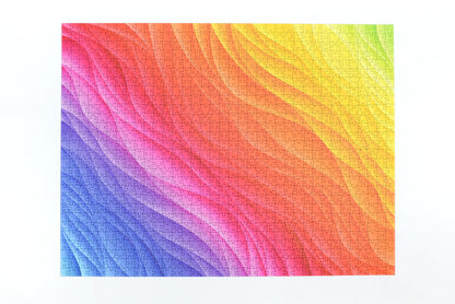 Wavy Rainbow - Impuzzible No.3 - 1000 or 500 Piece Jigsaw Puzzle