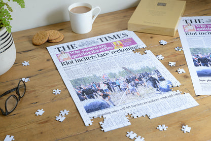 Personalised "The Times" Front Page Jigsaw Puzzle