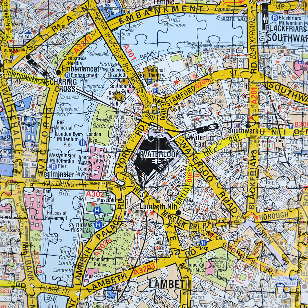 A to Z Map of  London 1000 Piece Jigsaw