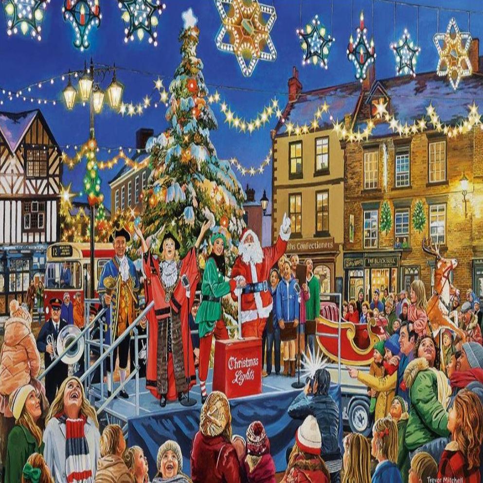 A Christmas To Remember 4 x 500 Piece Jigsaw Puzzle