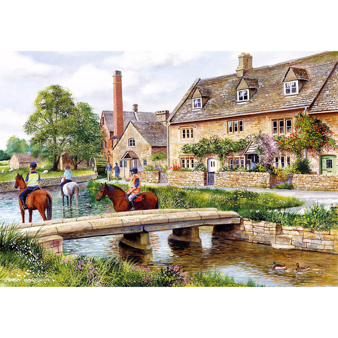 Terry's Waterways 4 x 500 Piece Jigsaw Puzzle