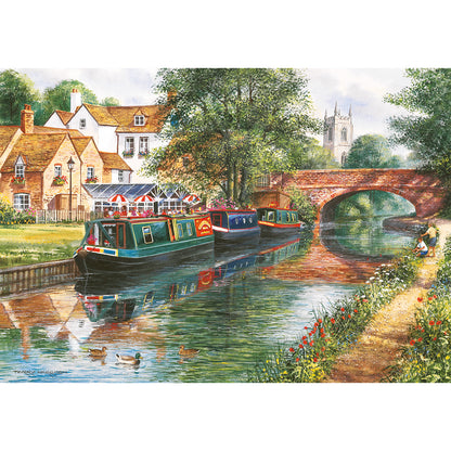 Terry's Waterways 4 x 500 Piece Jigsaw Puzzle