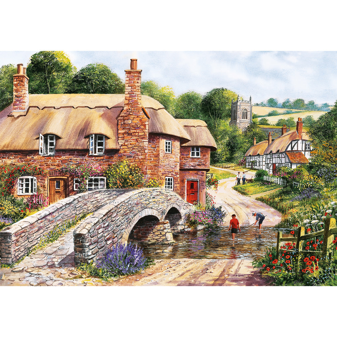 Terry's Waterways 4 x 500 Piece Jigsaw Puzzle