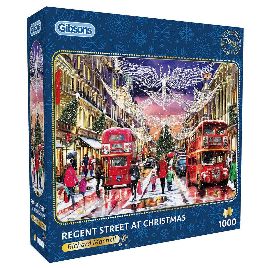 Regent Street at Christmas 1000 Piece Jigsaw Puzzle