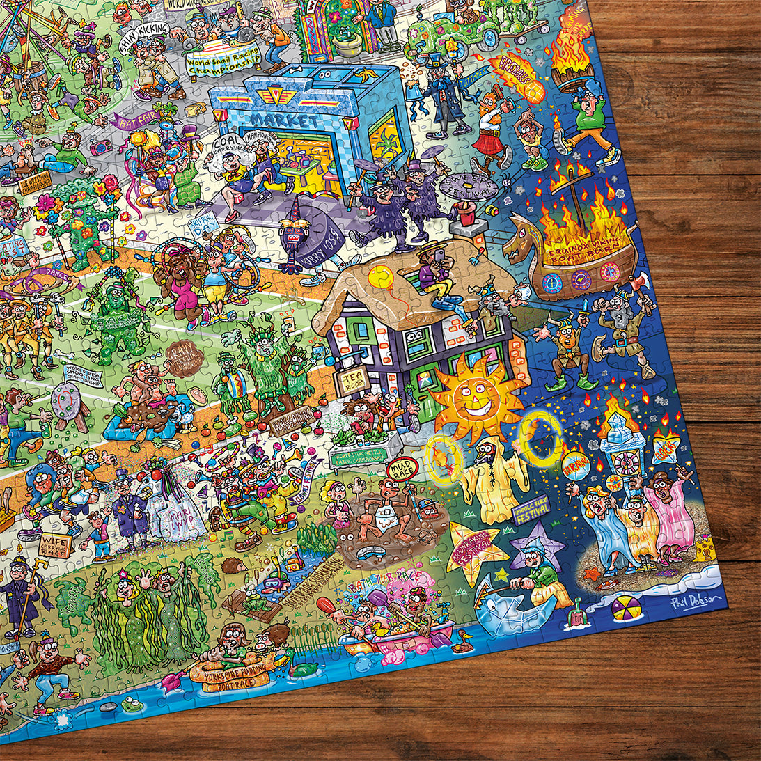 Jokesaws: Barmy Britain 1000 Piece Jigsaw Puzzle