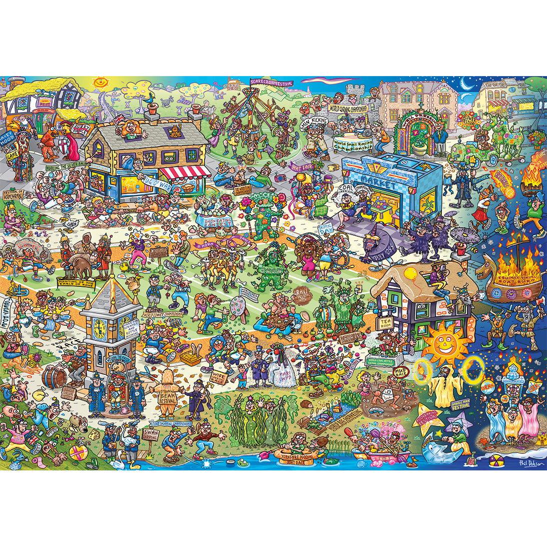 Jokesaws: Barmy Britain 1000 Piece Jigsaw Puzzle