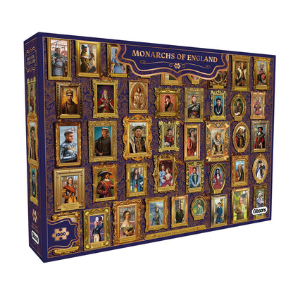 Monarchs of England 1000 Piece Jigsaw Puzzle