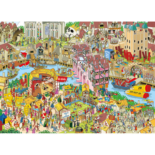 Jokesaws: Shakespeare Shake-up 1000 Piece Jigsaw Puzzle