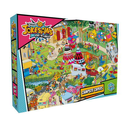 Jokesaws: Campsite Capers 1000 Piece Jigsaw Puzzle