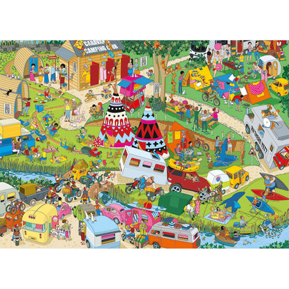 Jokesaws: Campsite Capers 1000 Piece Jigsaw Puzzle