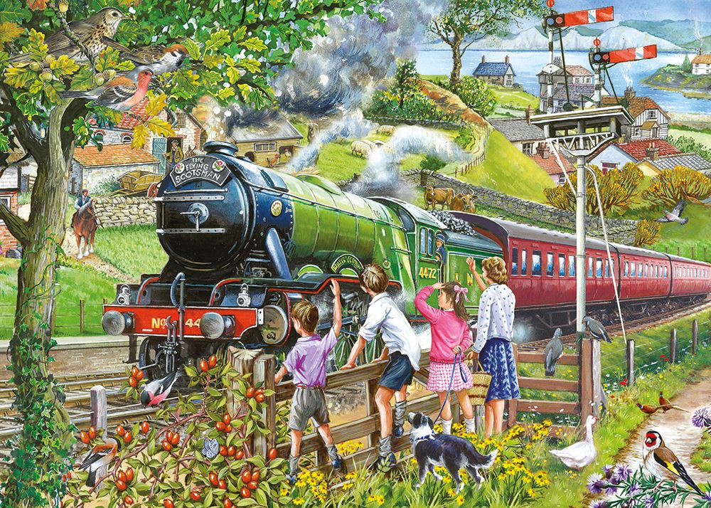 Full Steam Ahead 1000 Piece Jigsaw Puzzle