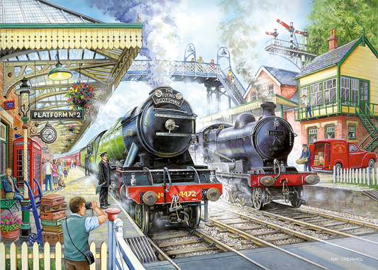 Train Now Standing 1000 Piece Jigsaw Puzzle