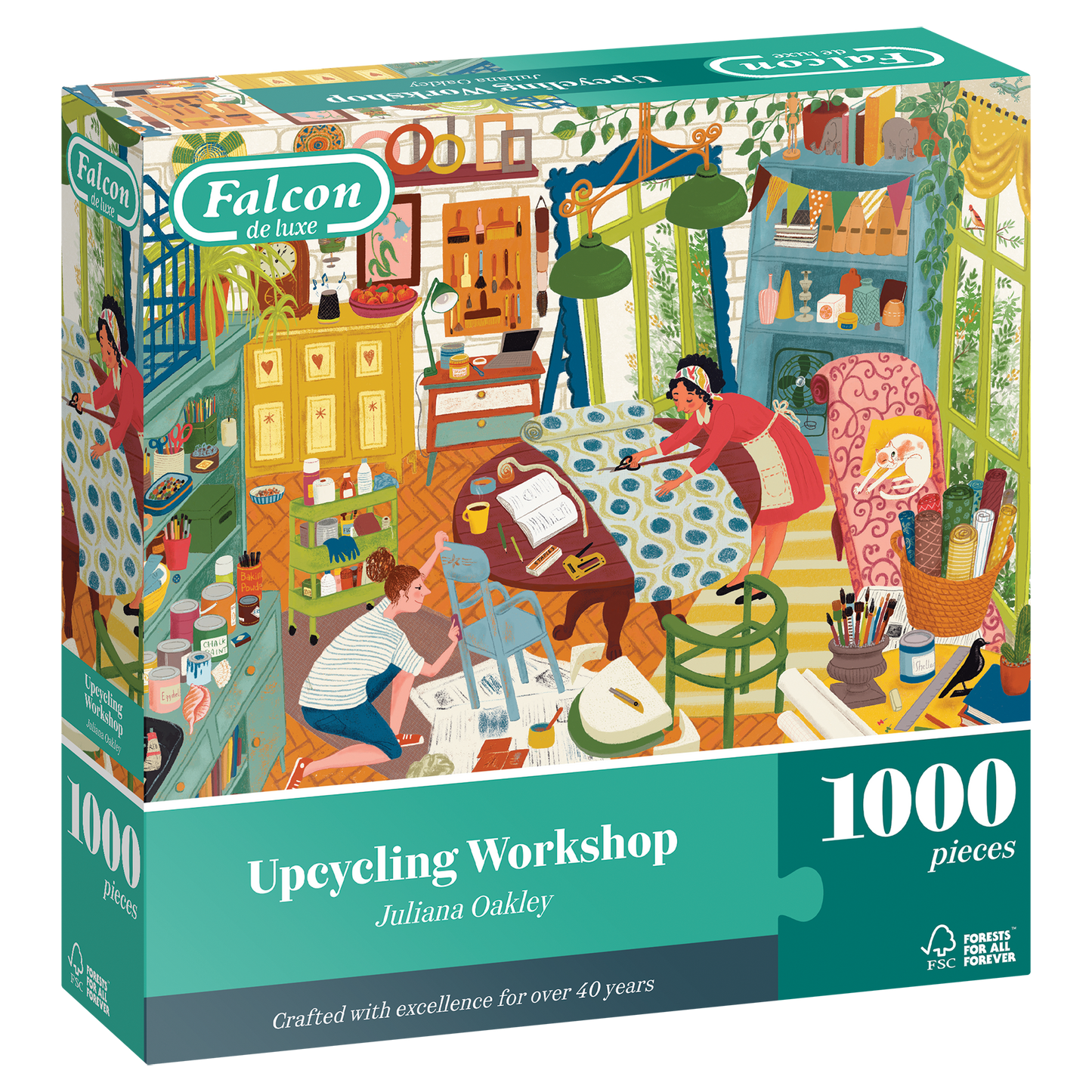 Upcycling Workshop 1000 Piece Jigsaw Puzzle