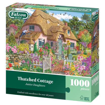 Thatched Cottage 1000 Piece Jigsaw Puzzle