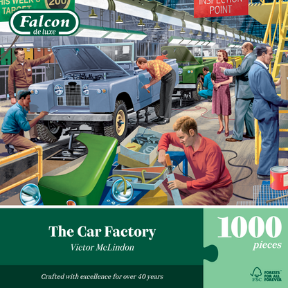 The Car Factory 1000 Piece Jigsaw Puzzle