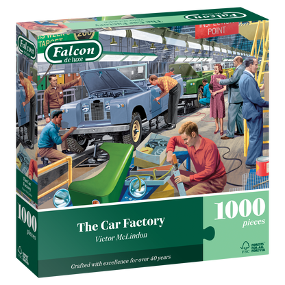 The Car Factory 1000 Piece Jigsaw Puzzle