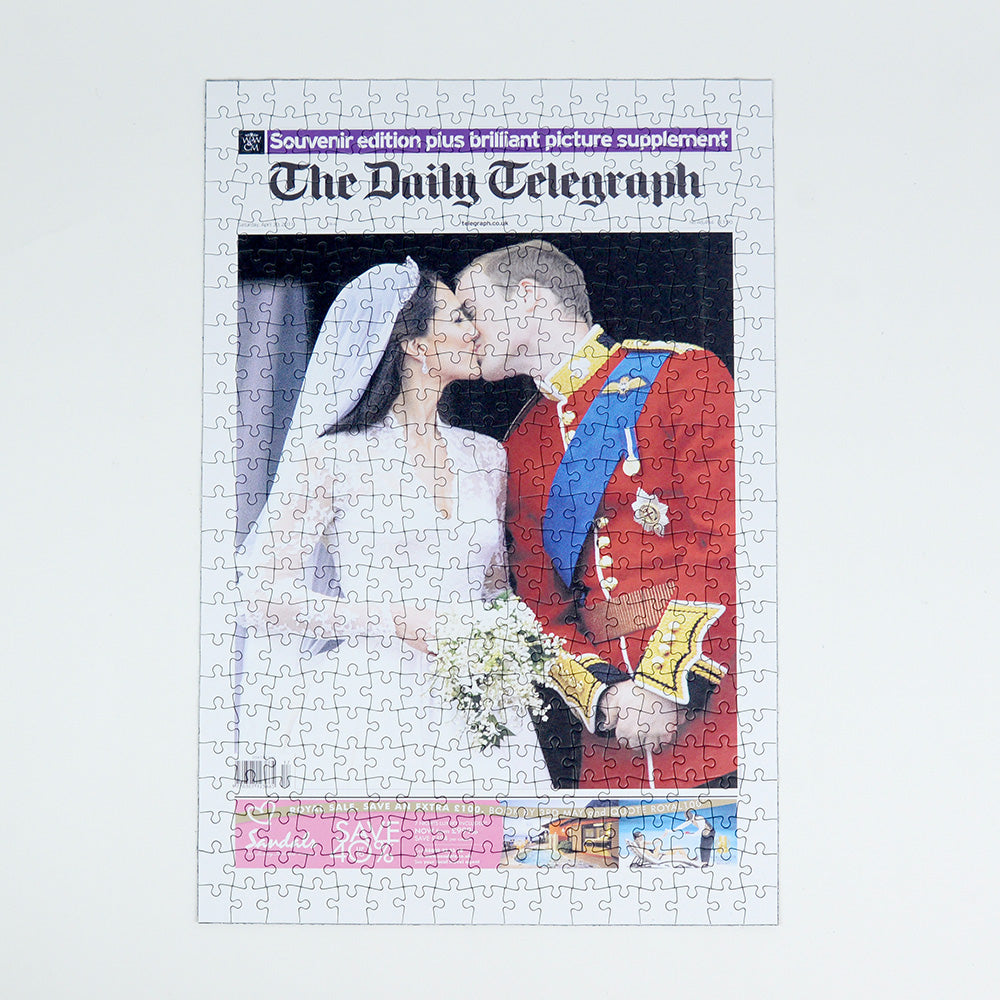 Personalised "The Telegraph" Front Page 400 Piece Jigsaw Puzzle