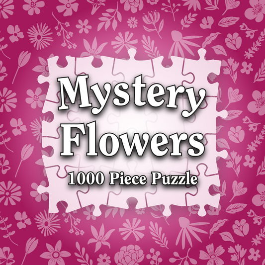 Mystery Jigsaw Puzzle - Flower Themed 1000 Piece