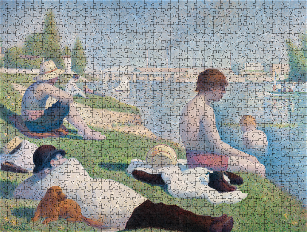 Bathers at Asnieres - National Gallery 1000 Piece Jigsaw Puzzle