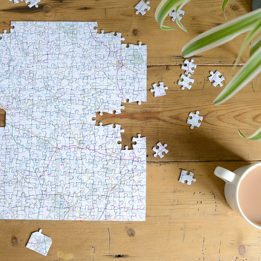 Hometown Map Jigsaw Puzzle