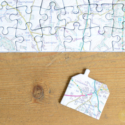 Hometown Map Jigsaw Puzzle