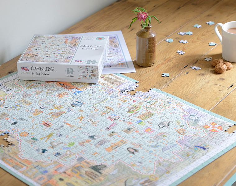 Tim Bulmer's Map of Cambridge 1000 Piece Jigsaw Puzzle