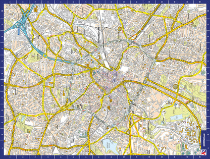 A to Z Map of  Birmingham 1000 Piece Jigsaw