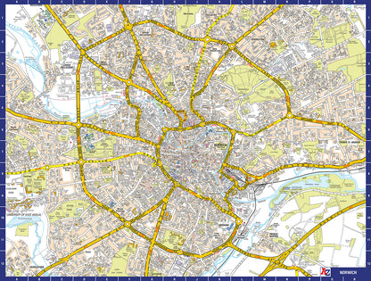 A to Z Map of  Norwich 1000 Piece Jigsaw