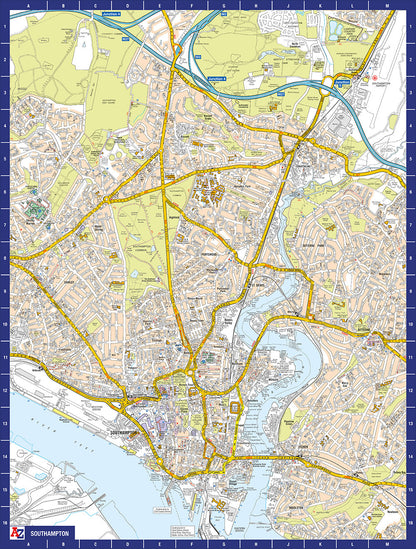 A to Z Map of  Southampton 1000 Piece Jigsaw