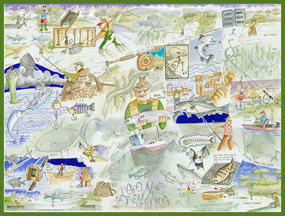 Fishing - Tim Bulmer 1000 Piece Jigsaw Puzzle