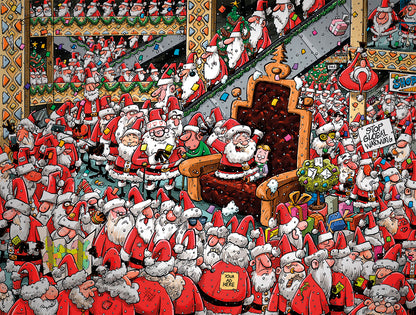 Chaos Christmas 4 x 500 Piece Jigsaw puzzle Set