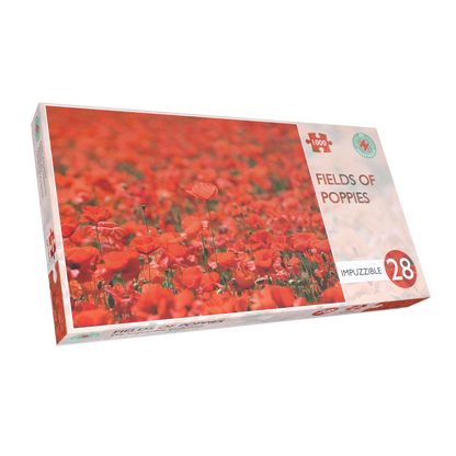 Fields of Poppies - Impuzzible No. 28 - 1000 Piece Jigsaw Puzzle