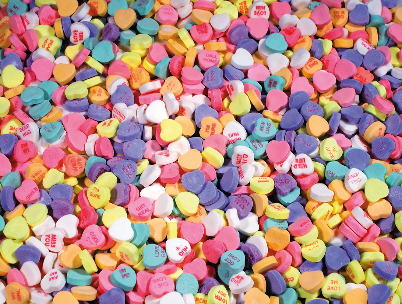 Candy Hearts  - Impuzzible No.10   - 1000 Piece Jigsaw Puzzle