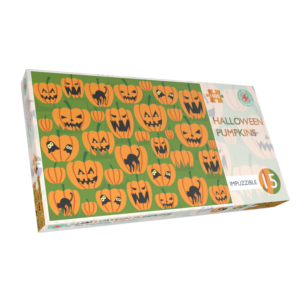 Halloween Pumpkin - Impuzzible No.15 - 1000 Piece Jigsaw Puzzle