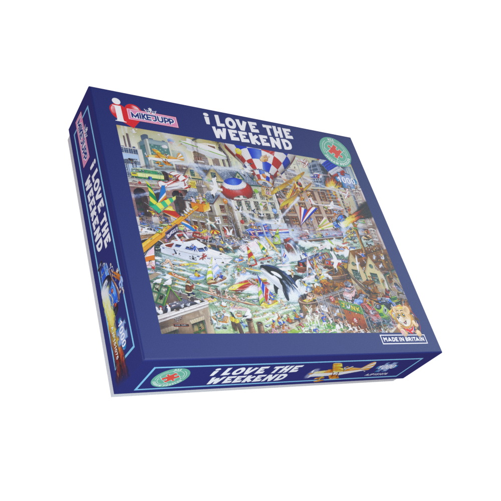 Mike Jupp I Love the Weekend 1000 Piece Jigsaw Puzzle