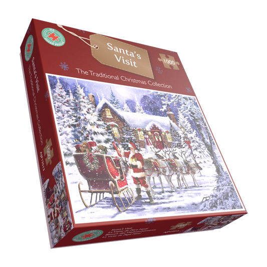 Santa's Visit 1000 Piece Jigsaw Puzzle