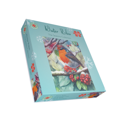 Winter Robin 1000 Piece Jigsaw Puzzle