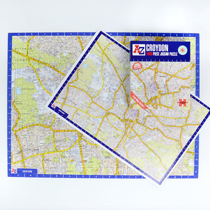 A to Z Map of Croydon 1000 Piece Jigsaw