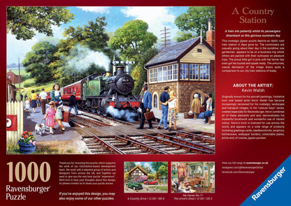 A country station 1000 Piece Jigsaw Puzzle