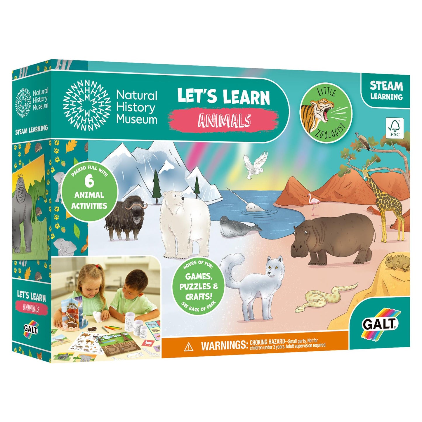 Natural History Museum Let's Learn Animals Activity Pack