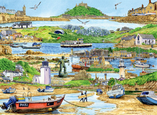 Escape to Cornwall 500 Piece Jigsaw Puzzle