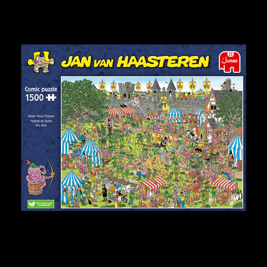 PRE-ORDER Jan Van Haasteren Robin Hood Festival 1500 Piece Jigsaw Puzzle