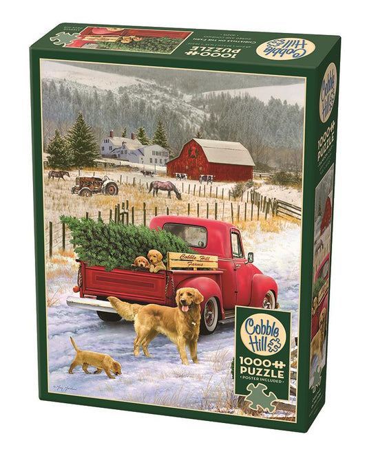 Christmas On The Farm 1000 Piece Jigsaw Puzzle